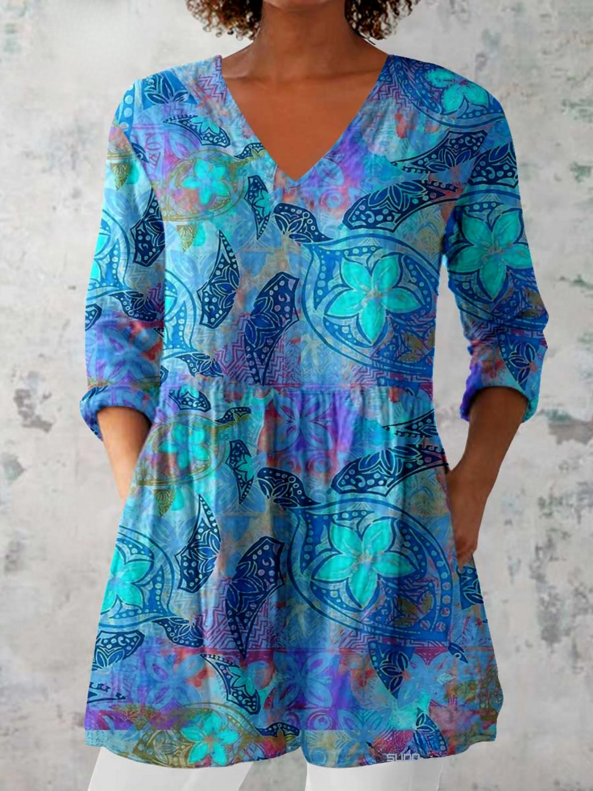 Giulietta | Blusa Lunga con Scollo a V