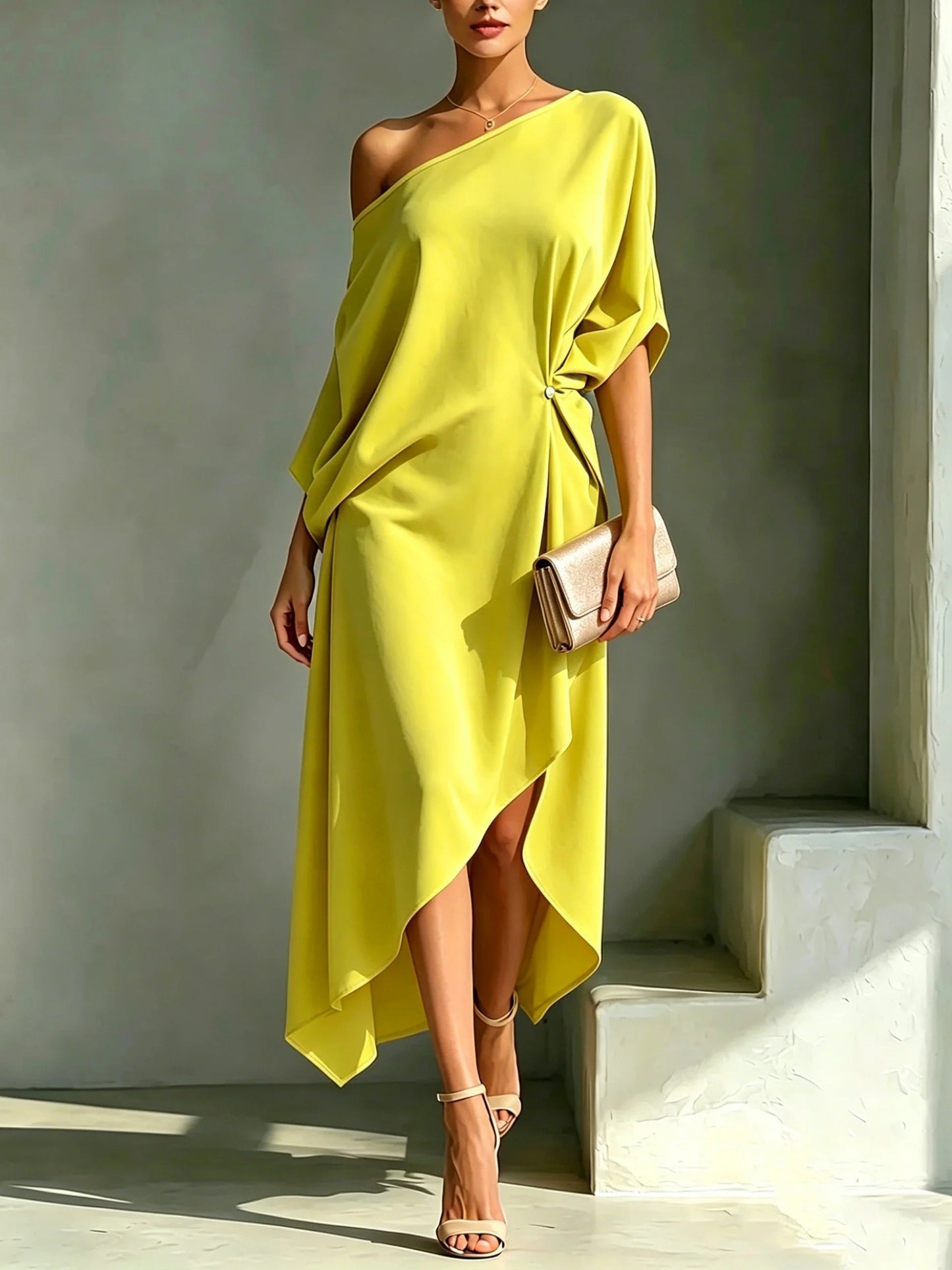 Camilla | Elegante Abito Asimmetrico