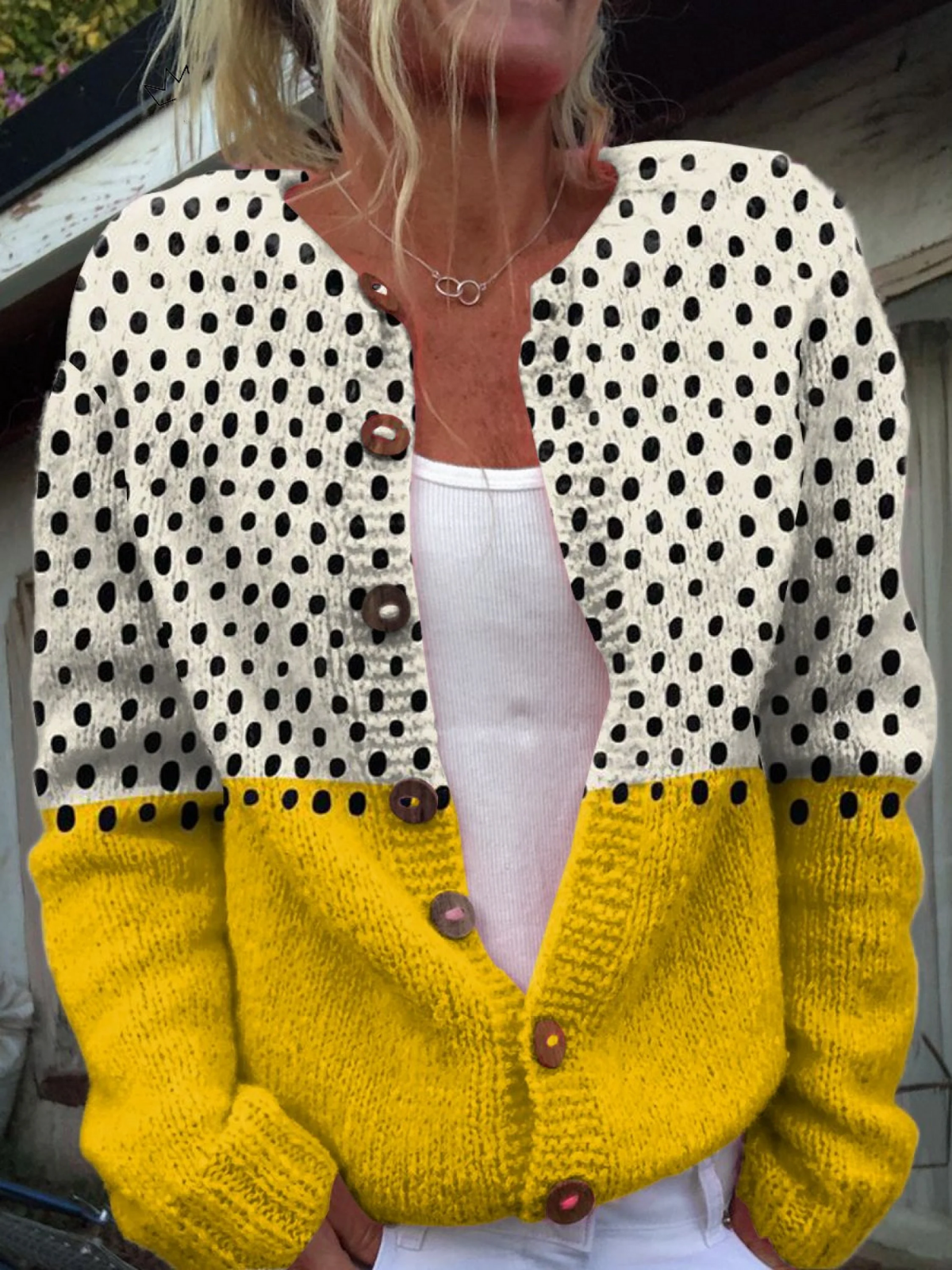Giuliana | Cardigan Vintage in Maglia