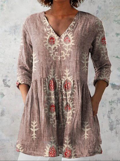 Emma | Blusa Lunga con Scollo a V