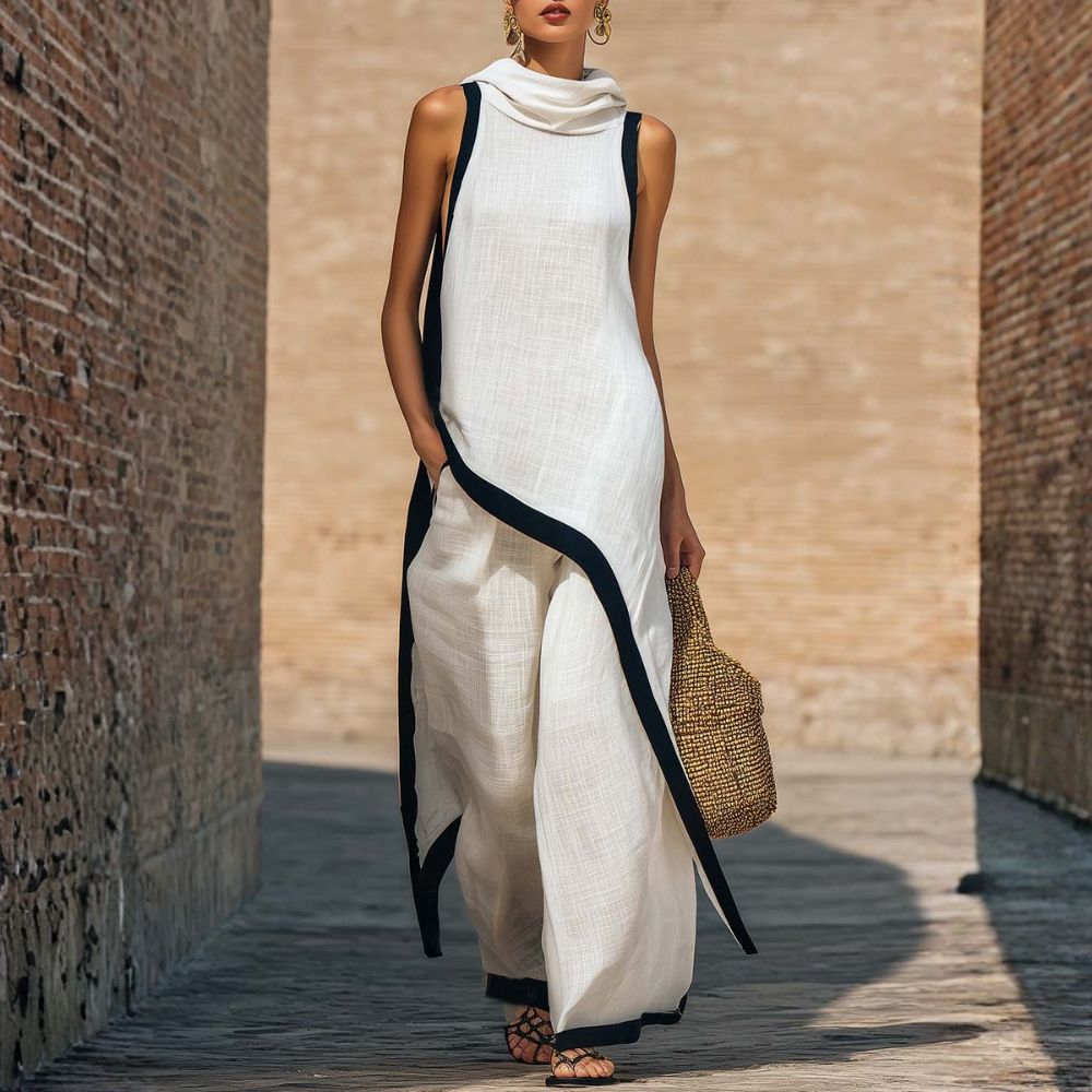 Lisa | Elegante completo in lino