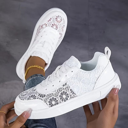 Diletta | Sneaker in Pizzo Floreale