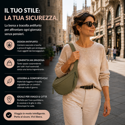 Viola | Borsa a Spalla Verde Oliva