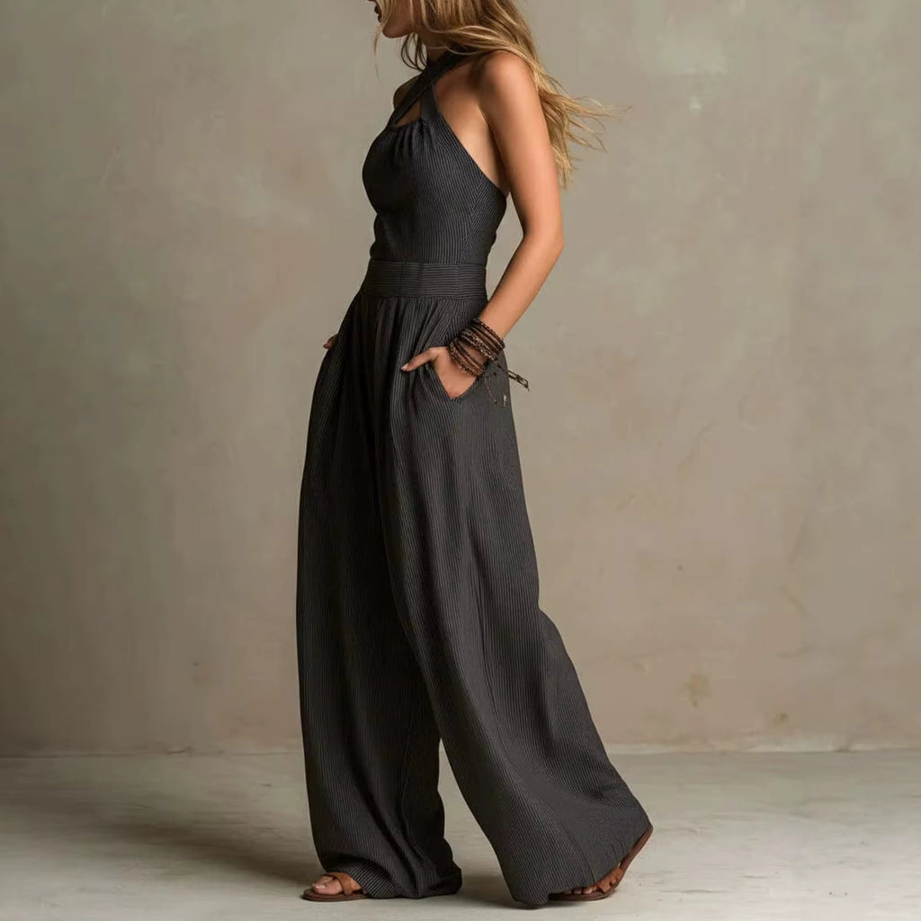 Alva | Elegante tuta con scollo incrociato