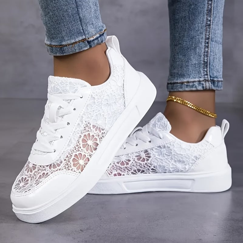 Diletta | Sneaker in Pizzo Floreale