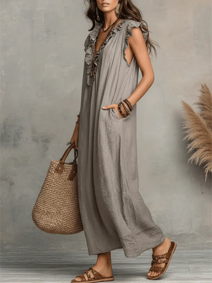Cecilia | Elegante Abito Maxi Estivo