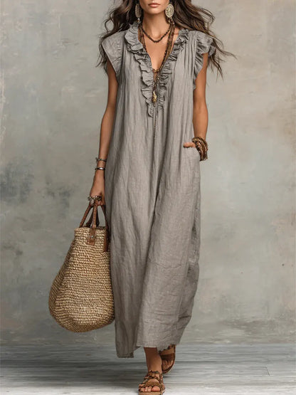 Cecilia | Elegante Abito Maxi Estivo