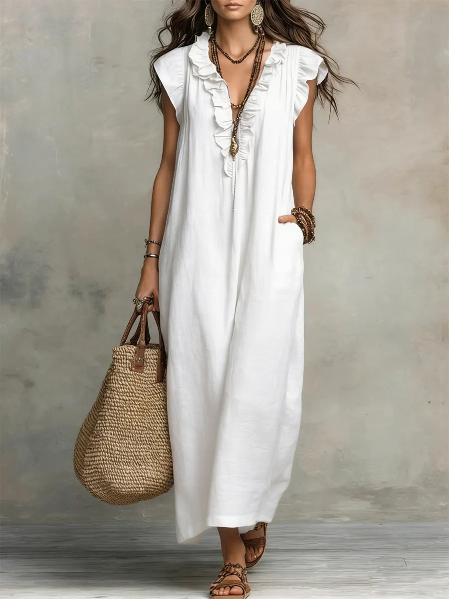 Cecilia | Elegante Abito Maxi Estivo