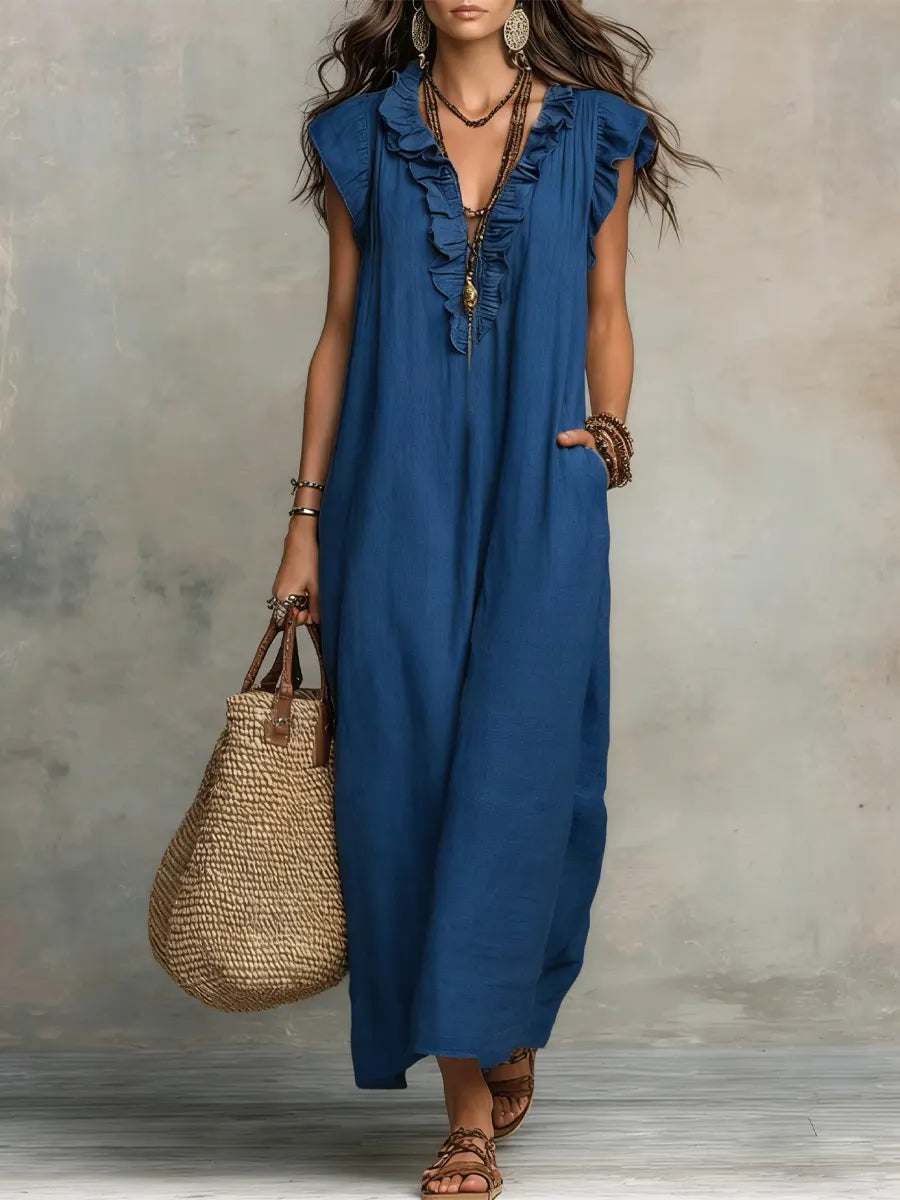 Cecilia | Elegante Abito Maxi Estivo