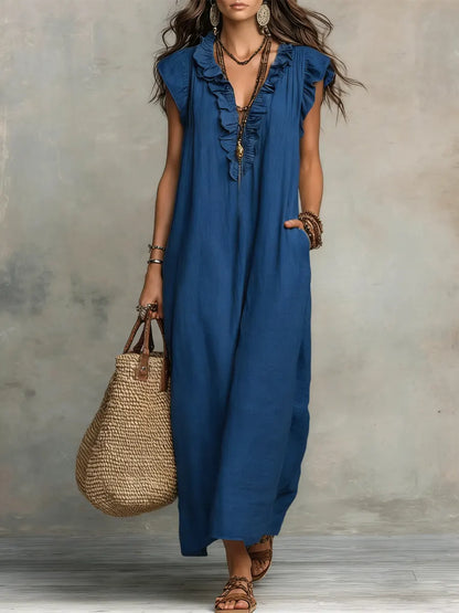 Cecilia | Elegante Abito Maxi Estivo
