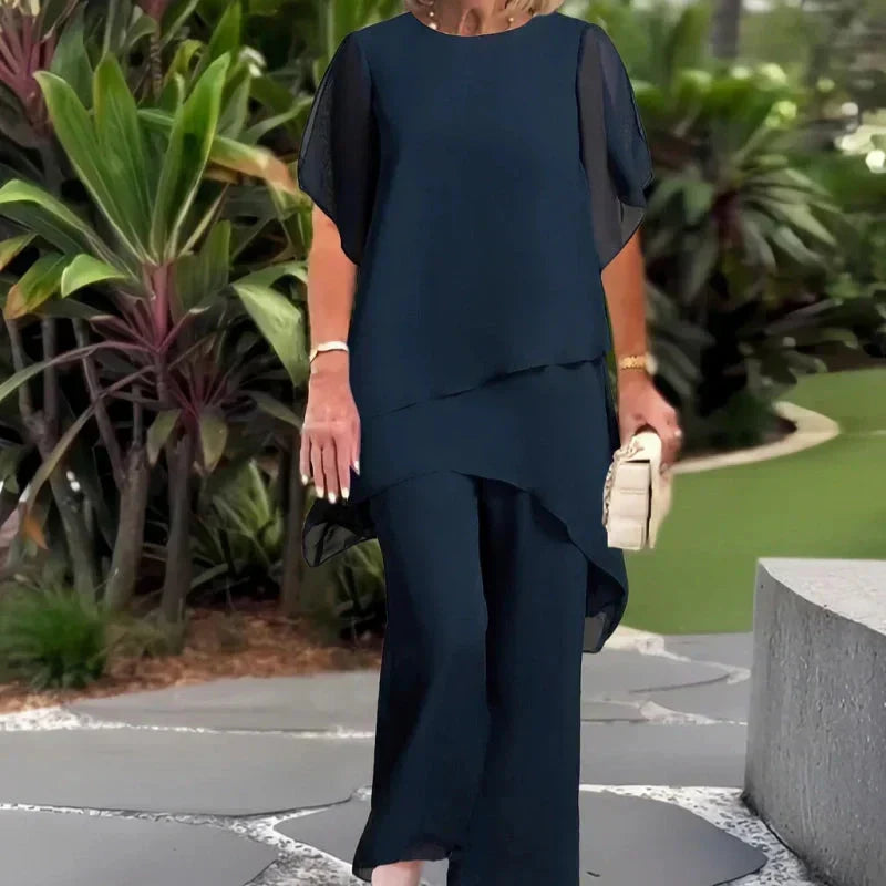 Beatrice | Elegante Completo Asimmetrico Due Pezzi