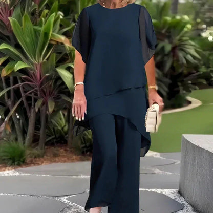 Beatrice | Elegante Completo Asimmetrico Due Pezzi