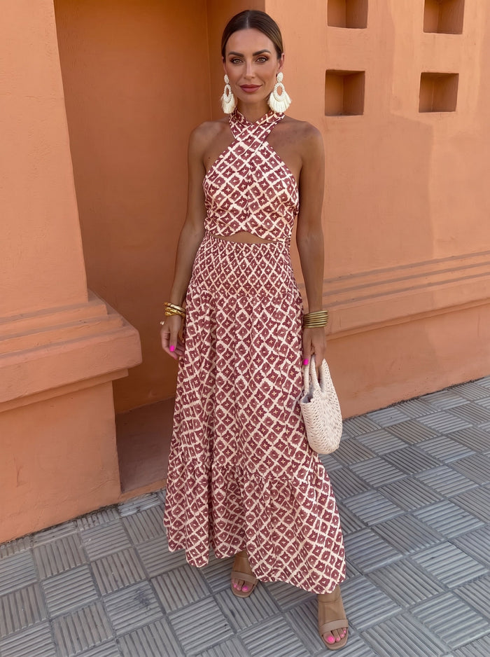 Alessia | Elegante Completo con Spalle Scoperte